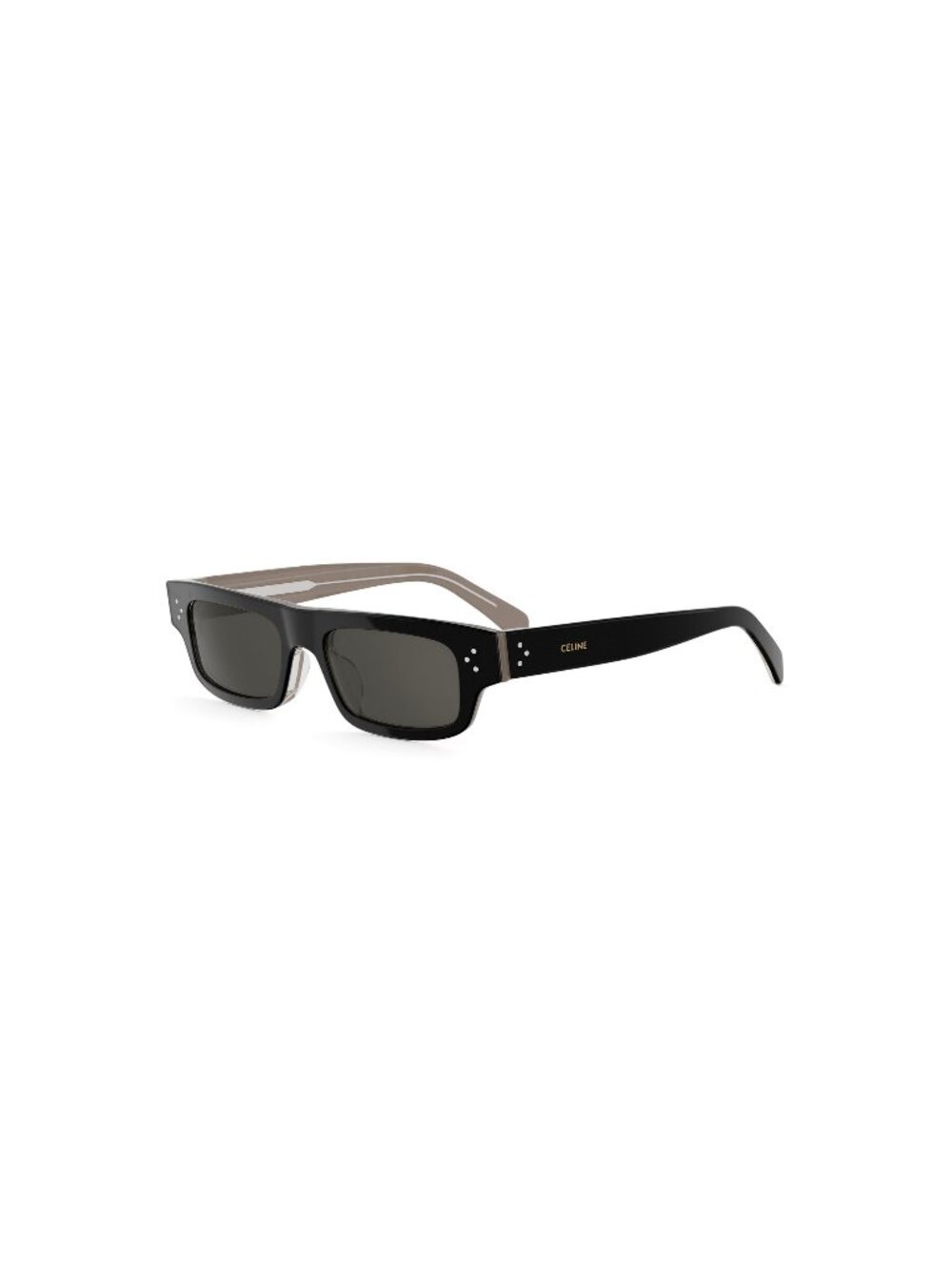 New CELINE Men's Sunglasses Acetate Frame 3 DOTS HD CL40337U 03A 52 Black